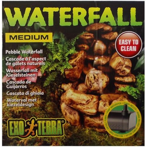 Exo Terra PT2912 natürlicher Wasserfall in Kieselsteinenoptik inklive Pumpe mittel - 4