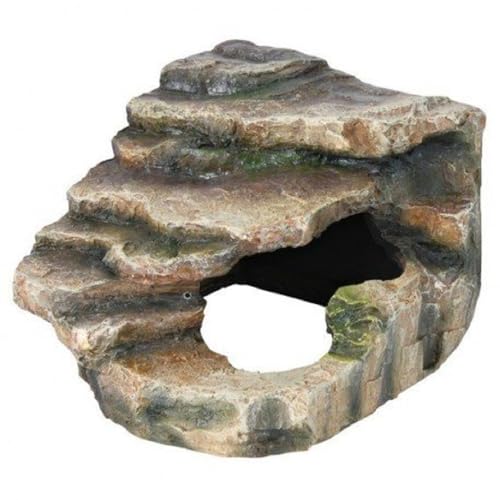 Trixie 76196 Eck-Felsen mit Höhle und Plattform, 26 × 20 × 26 cm - 3