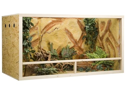 OSB Terrarium, Holzterrarium 150 x 80 x 80 cm mit Seitenbelüftung - 3