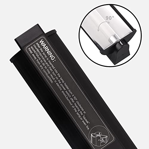 DERNORD T5 UVB Reptile Leuchte Combo Kit Uvb Bulb Reptile Zubehör für Bartige Drachenschildkröte 10.0 8W - 6