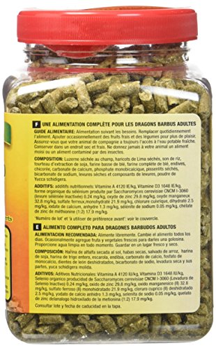 ZooMed Reptilienfutter Natural Bearded Dragon Food Adult 283g, 1er Pack (1 x 283 g) - 2