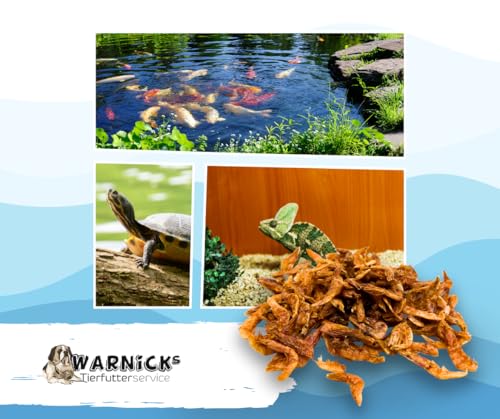 Garnelen (River Shrimps) Koifutter, Reptilienfutter von Warnick´s Tierfutterservice (5.000ml) - 3